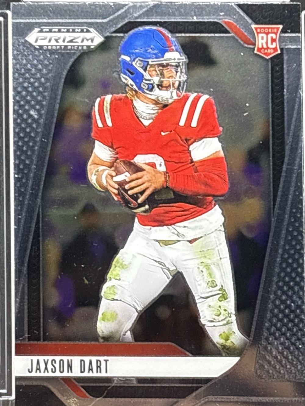 Panini Prizm Jaxson Dart Rookie Football Card - Draft Picks